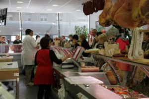 animation de la boucherie de Mérignac pour Pâques 2013