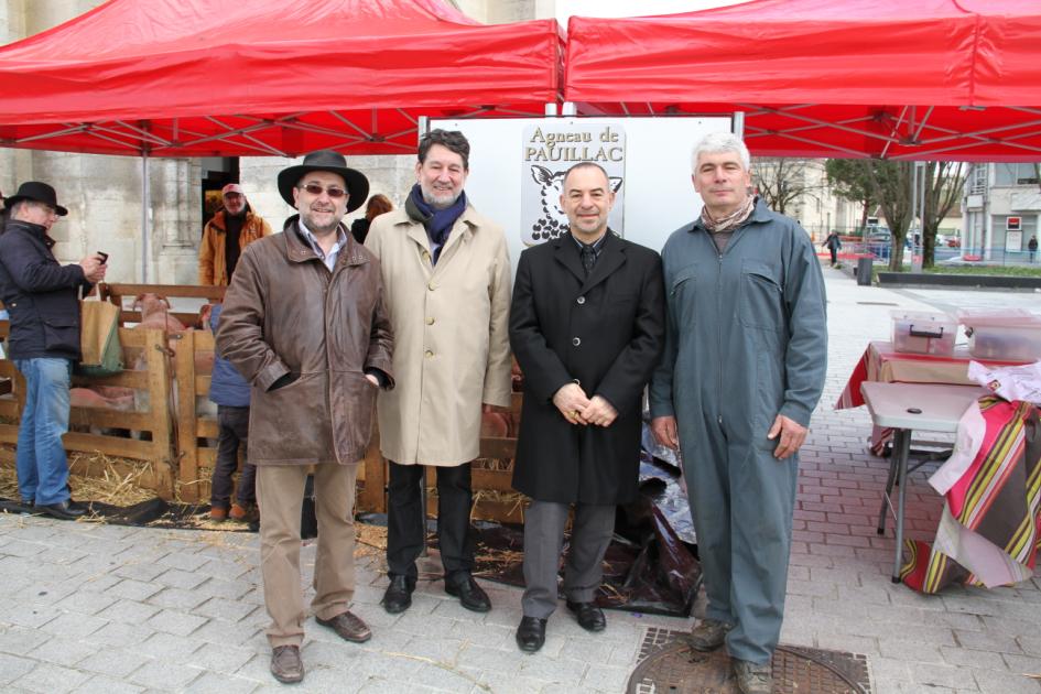 animation de la boucherie de Mérignac pour Pâques 2013