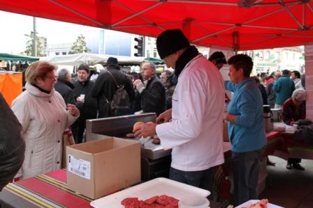 Les "Burger Girondins" de Claude et Elisabeth ont été très appréciés