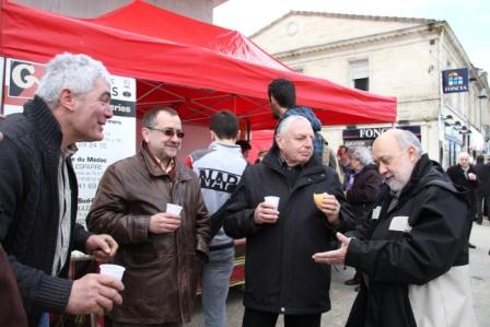 14 ans après... Philippe Courrèges retrouve Dominique Beauté, Serge CHIAPPA et Philippe NOMPEIX
Un chaleureux moment de convivialité...