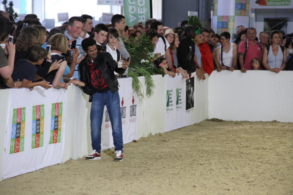 tournage du film "La vache" avec Jamel Debbouze