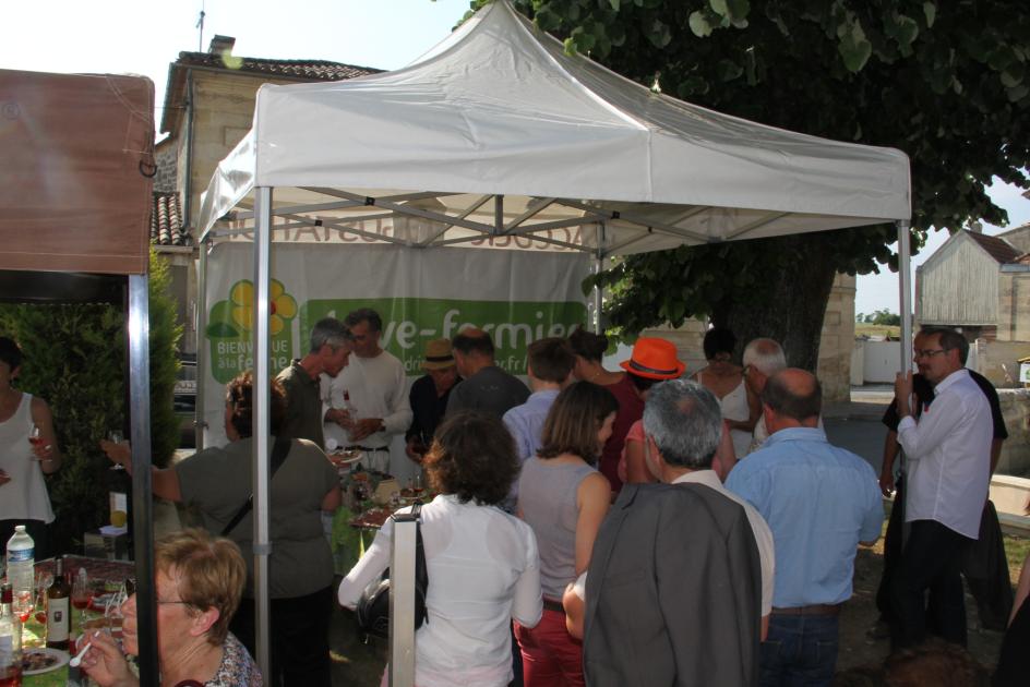 inauguration du drive-fermier à Daignac - 5 juin 2015