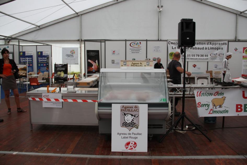 l'agneau de Pauillac en vitrine à Tech-ovin 2015