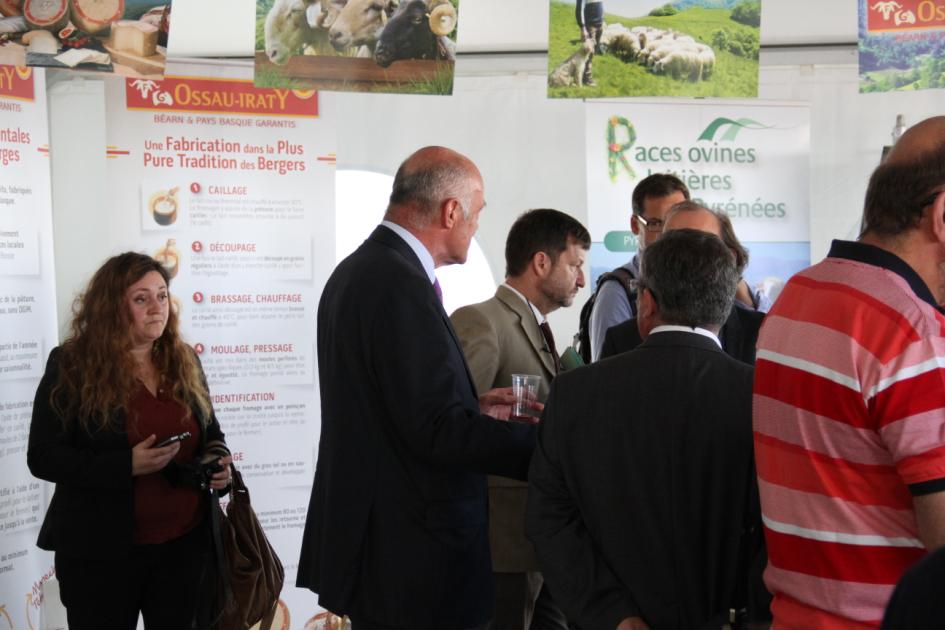 Visite des présidents de région au stand des signes de qualité