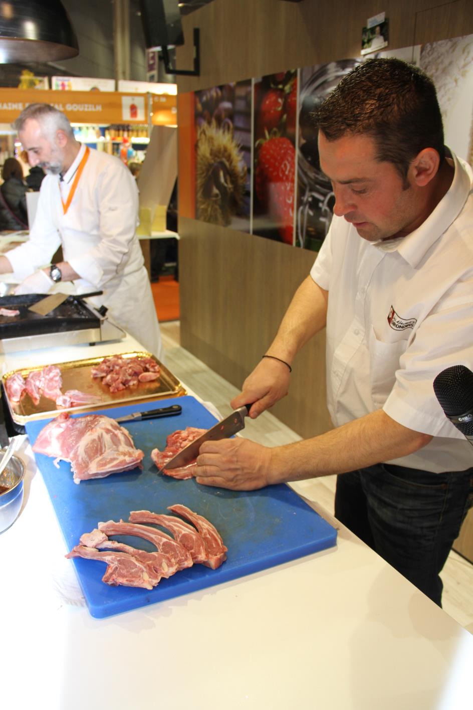 présentation agneau de Pauillac salon de Paris 2016