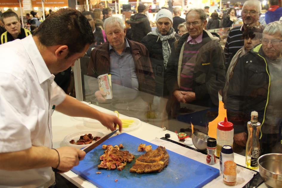 présentation agneau de Pauillac salon de Paris 2016