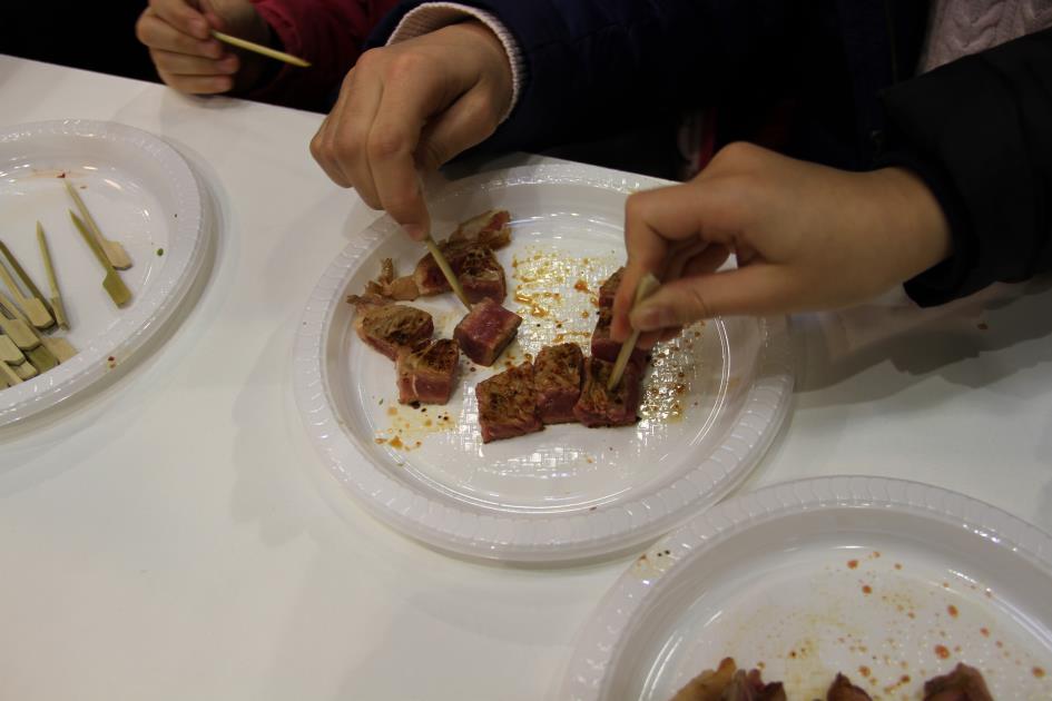 présentation agneau de Pauillac salon de Paris 2016